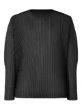 Homme Plissé Issey Miyake pleated top - Black