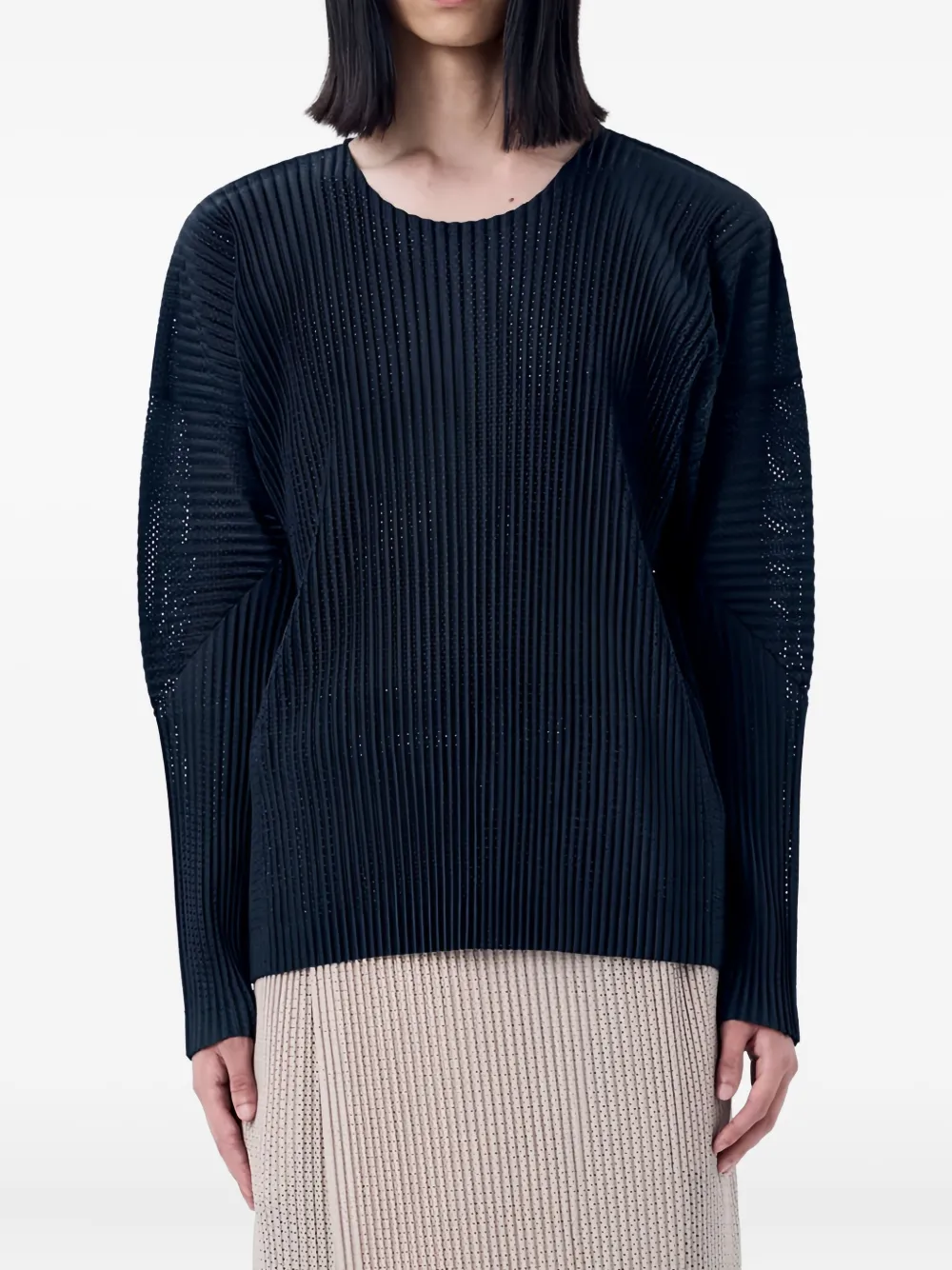 Homme Plissé Issey Miyake pleated top | T-Shirts | Image 2