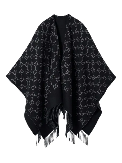 Gucci poncho con motivo GG