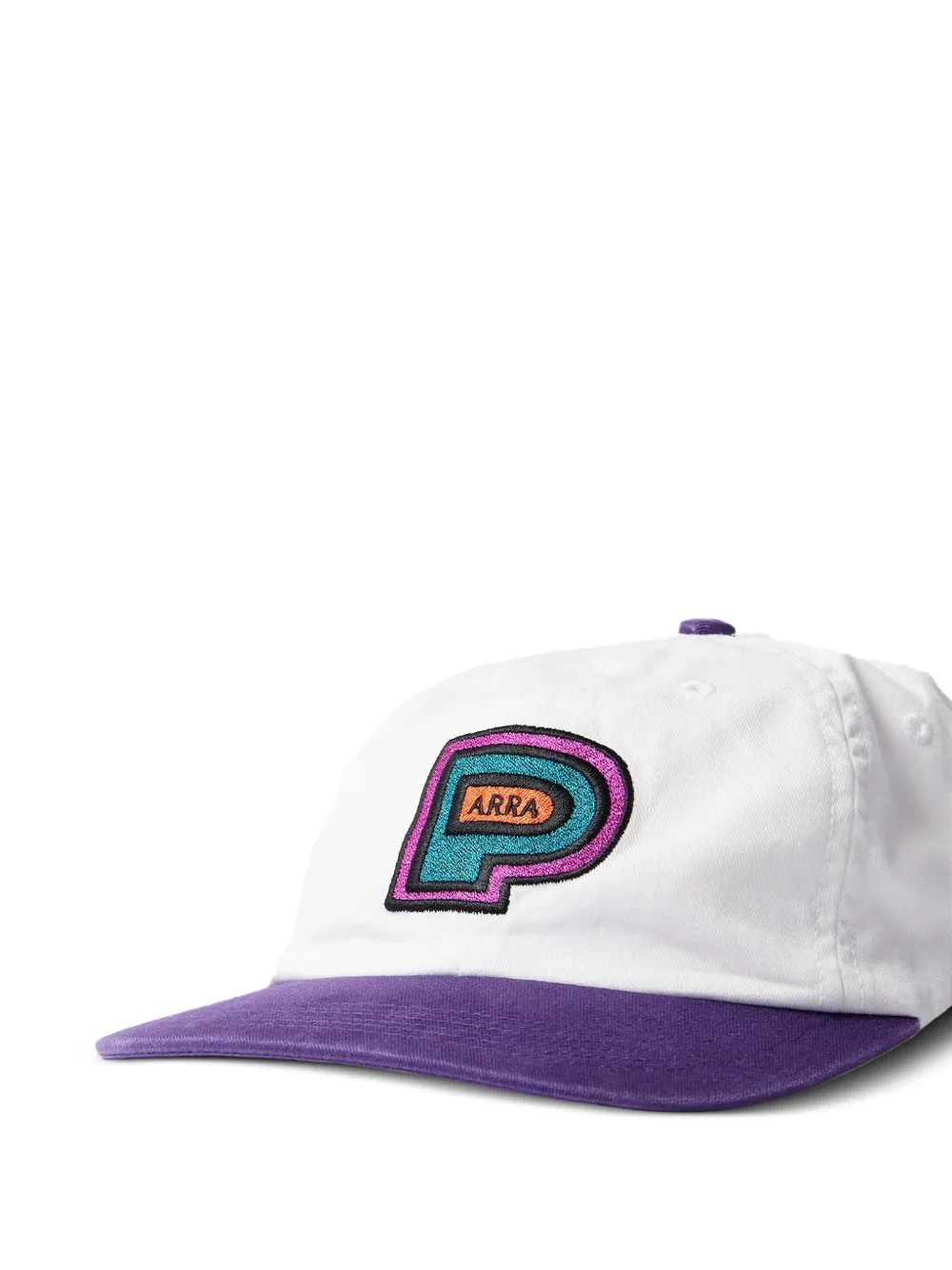 BY PARRA pea-logo snapback hat - Wit