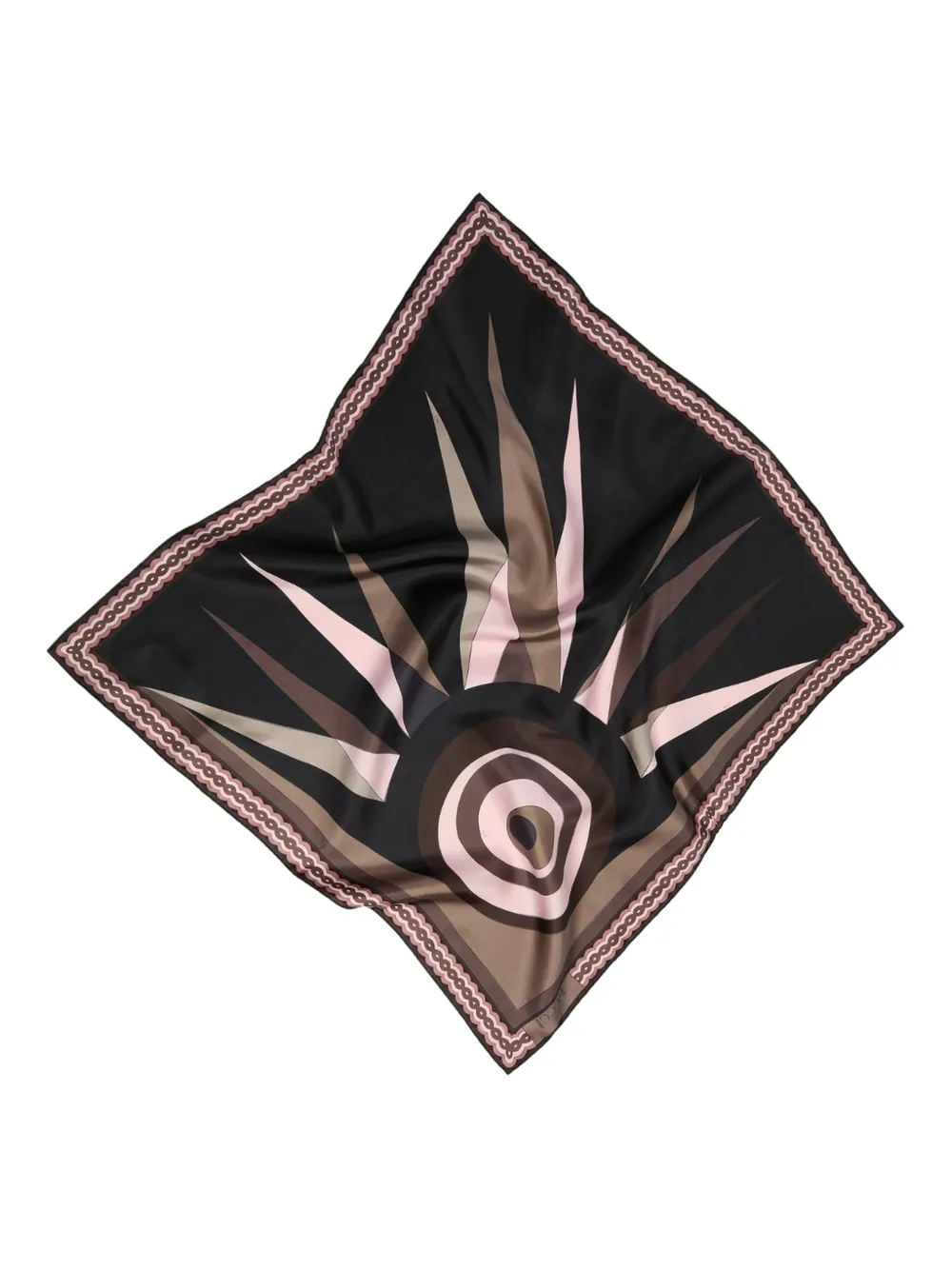 PUCCI printed scarf - Zwart