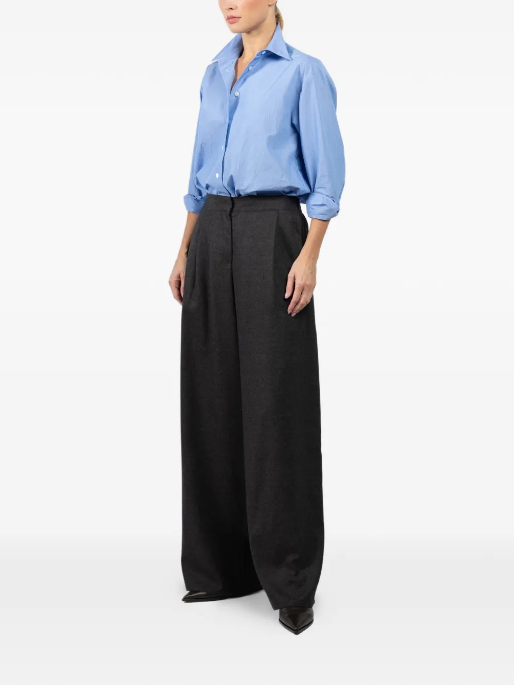  Dusan Pleated Pants - Grey 