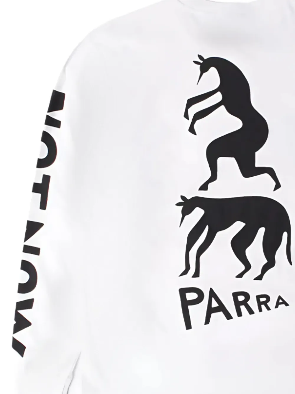 BY PARRA  There Will Not Be long-sleeve graphic-print hoodie | T-Shirts | Image 2