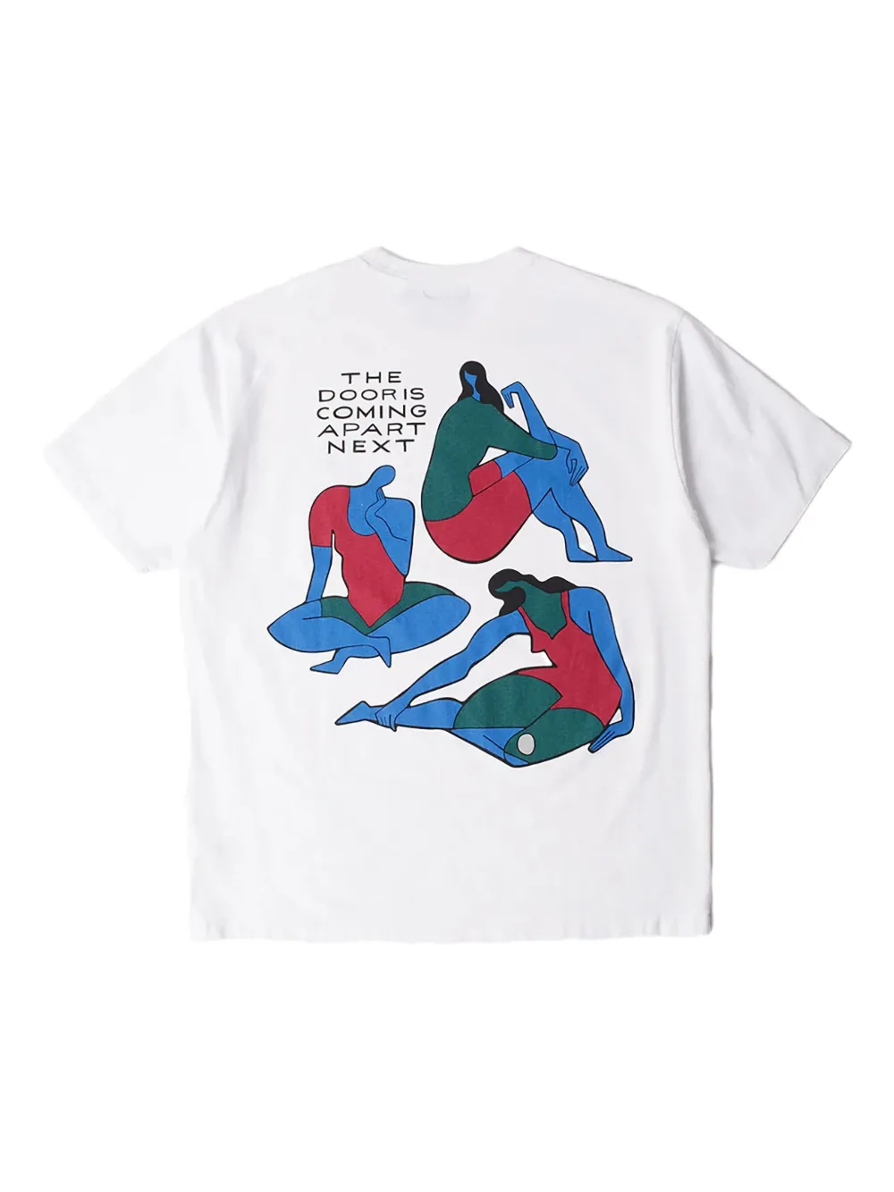 BY PARRA The Broken Door T-shirt met grafische print - Wit