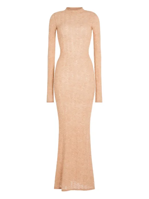SER.O.YA  Una cable-knit maxi dress