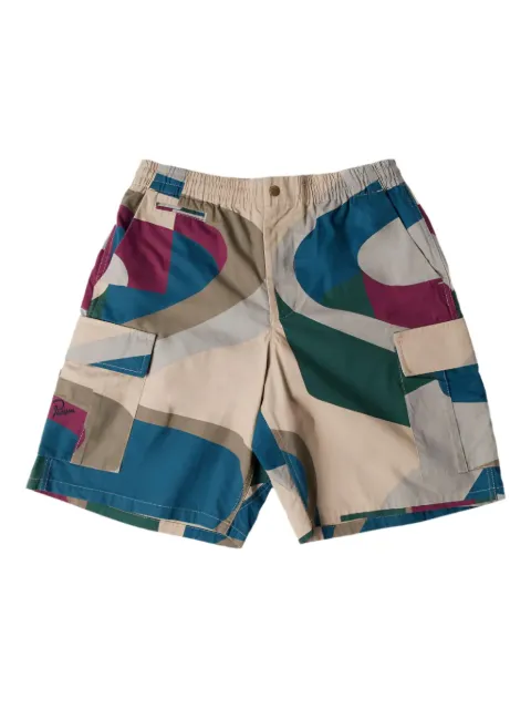 BY PARRA The Wall abstract-print cargo shorts