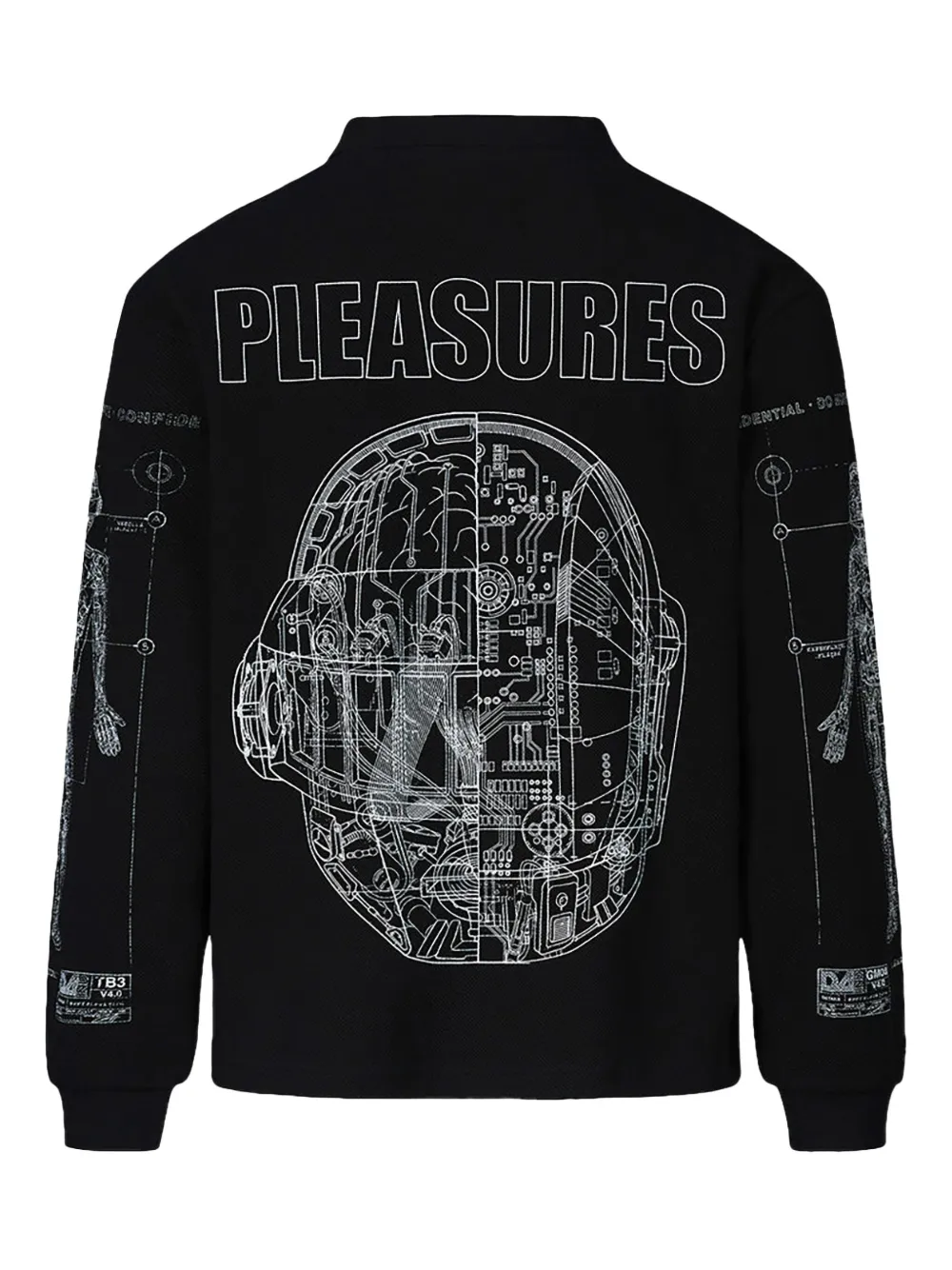 Pleasures x Daft Punk Schematic long-sleeved shirt | Image 2