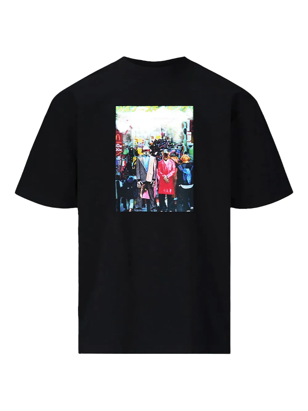 Pleasures x Daft Punk Harajuku T-shirt | Black | Image 1