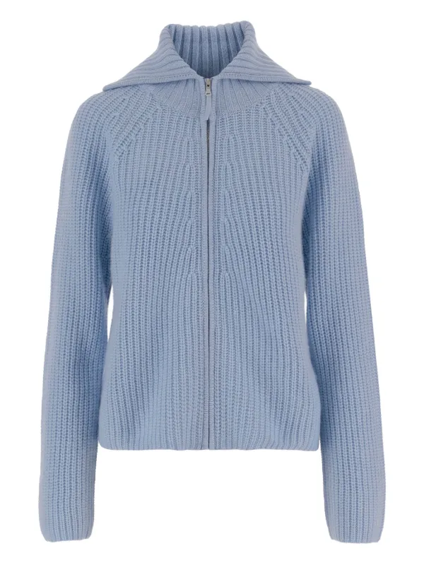 Allude Gerippter Cardigan Blau FARFETCH DE
