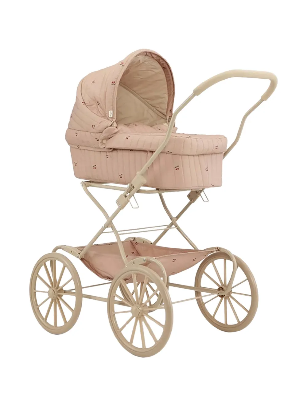 Konges Sløjd cherry-print quilted stroller - Roze