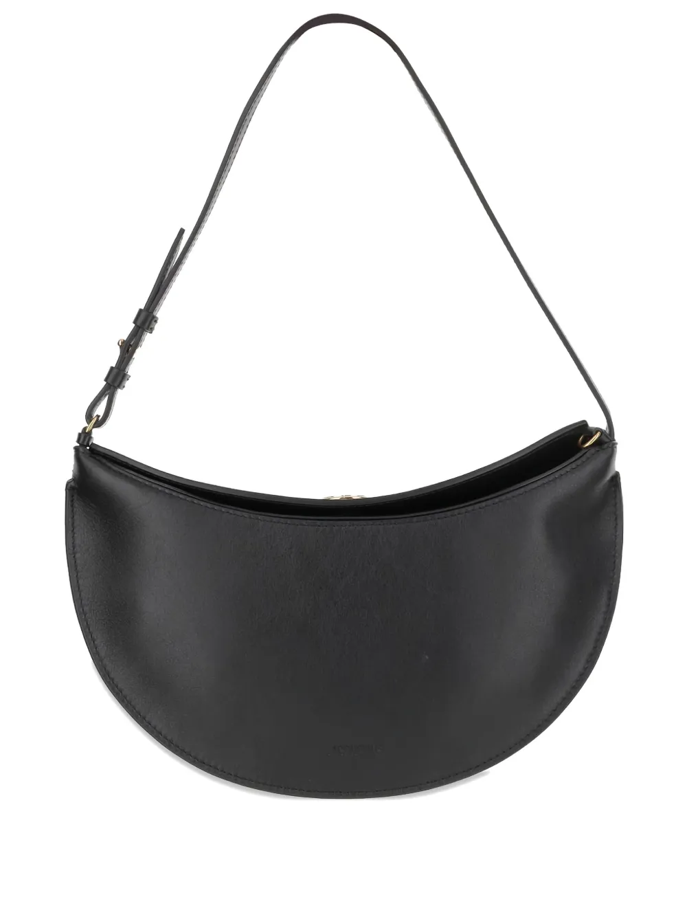 Jacquemus small Oval calfskin leather shoulder bag | Black | Image 1