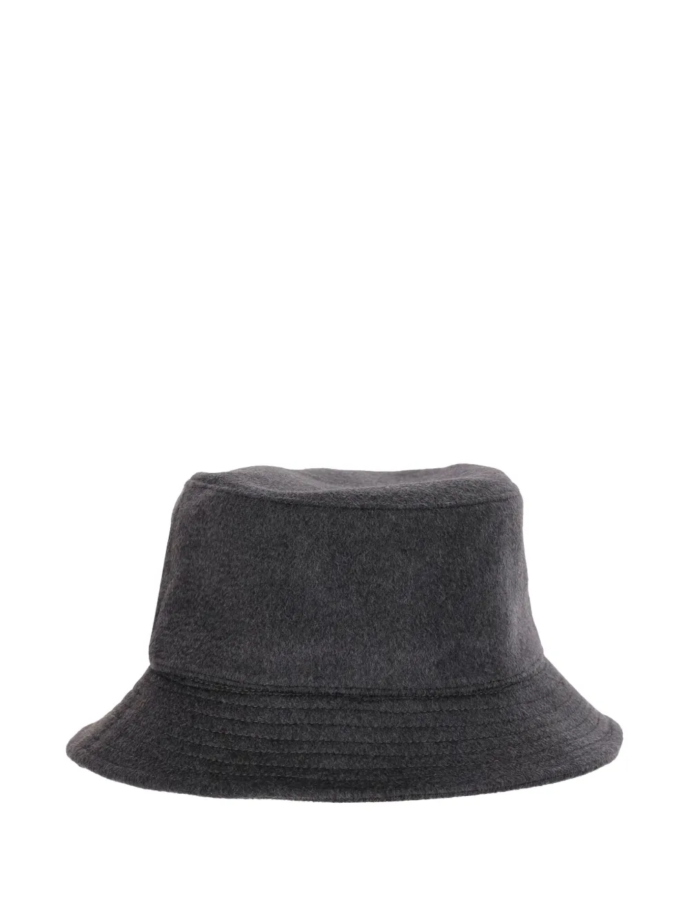 Jacquemus embroidered logo bucket hat - Grijs