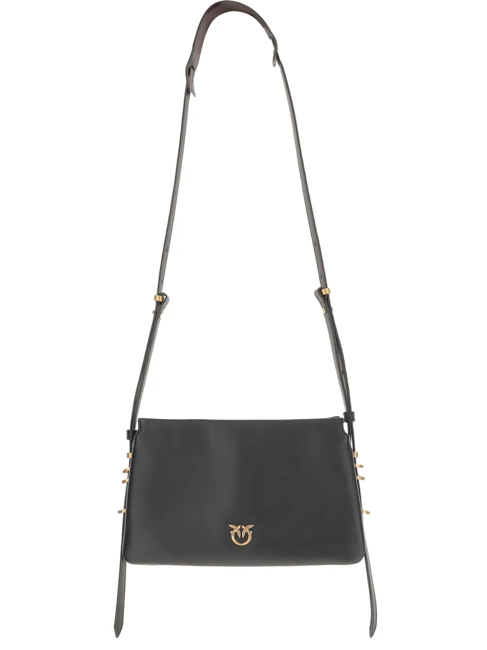 PINKO ロゴ ショルダーバッグ - ブラック PINKO ロゴ ショルダーバッグ - ブラック