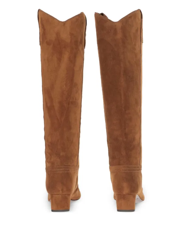 SARTORE. ベージュ スエード ロングブーツ SARTORE（サルトル） | スエードレザー ロングブーツ | 37 | ベージュ