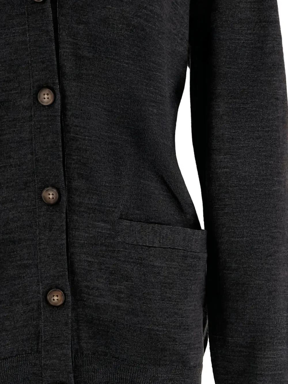 Polo Ralph Lauren Button-front Patch-pocket Cardigan In Black
