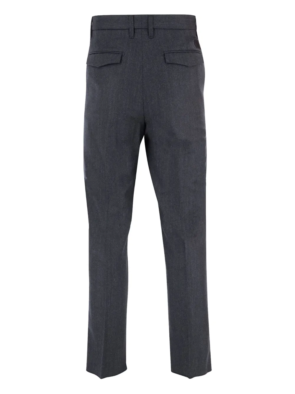 Jacob Cohën herringbone-pattern trousers - Blauw