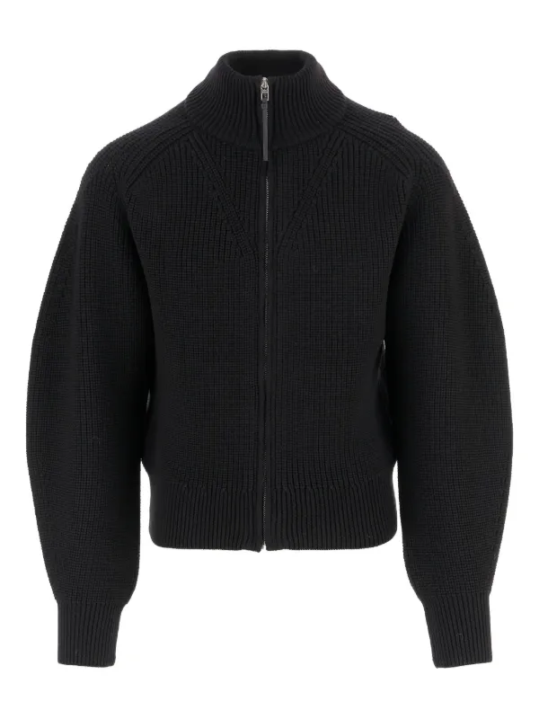 Jacquemus zip-front merino-wool Cardigan | Black | FARFETCH