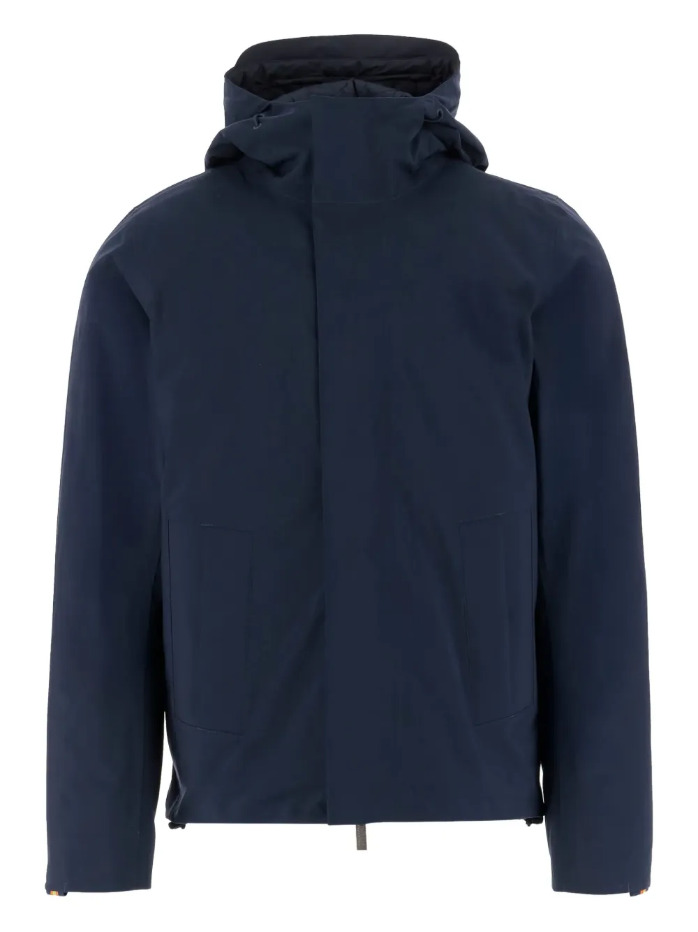 K-Way high-collar adjustable-hood coat | Blue | Image 1