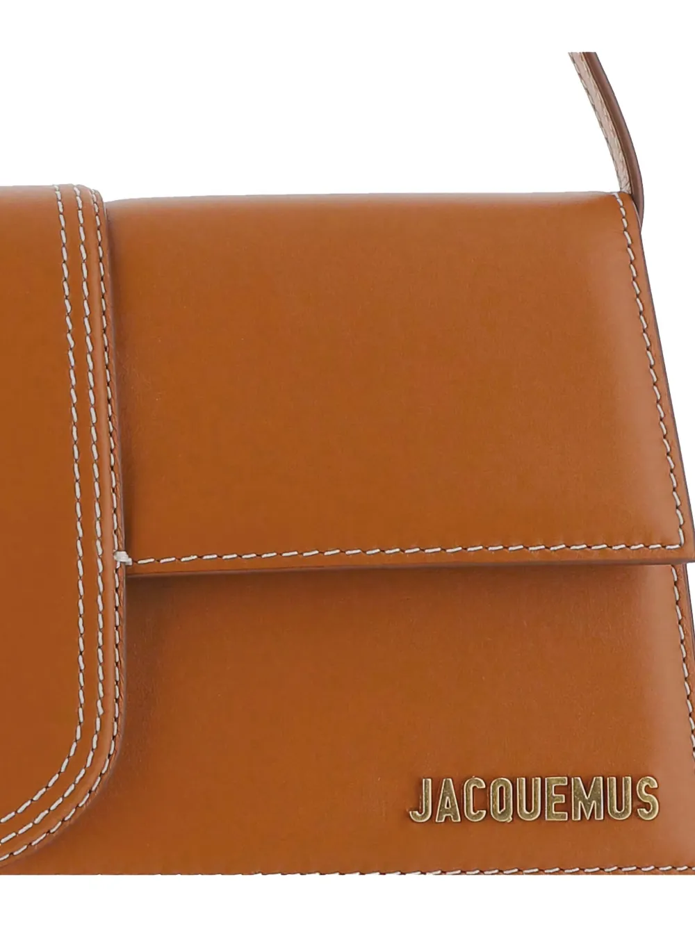 Jacquemus Long Rectangular Shoulder Bag With Adjustable Strap In Brown