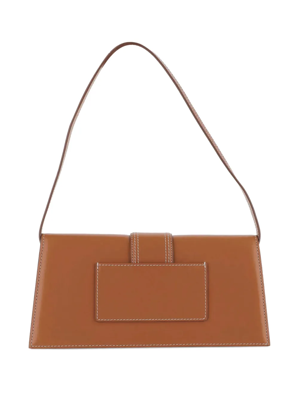 Jacquemus Long Rectangular Shoulder Bag With Adjustable Strap In Brown
