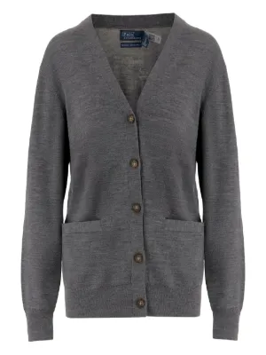 Polo Ralph Lauren ケーブルニット カーディガン | グレー | FARFETCH JP