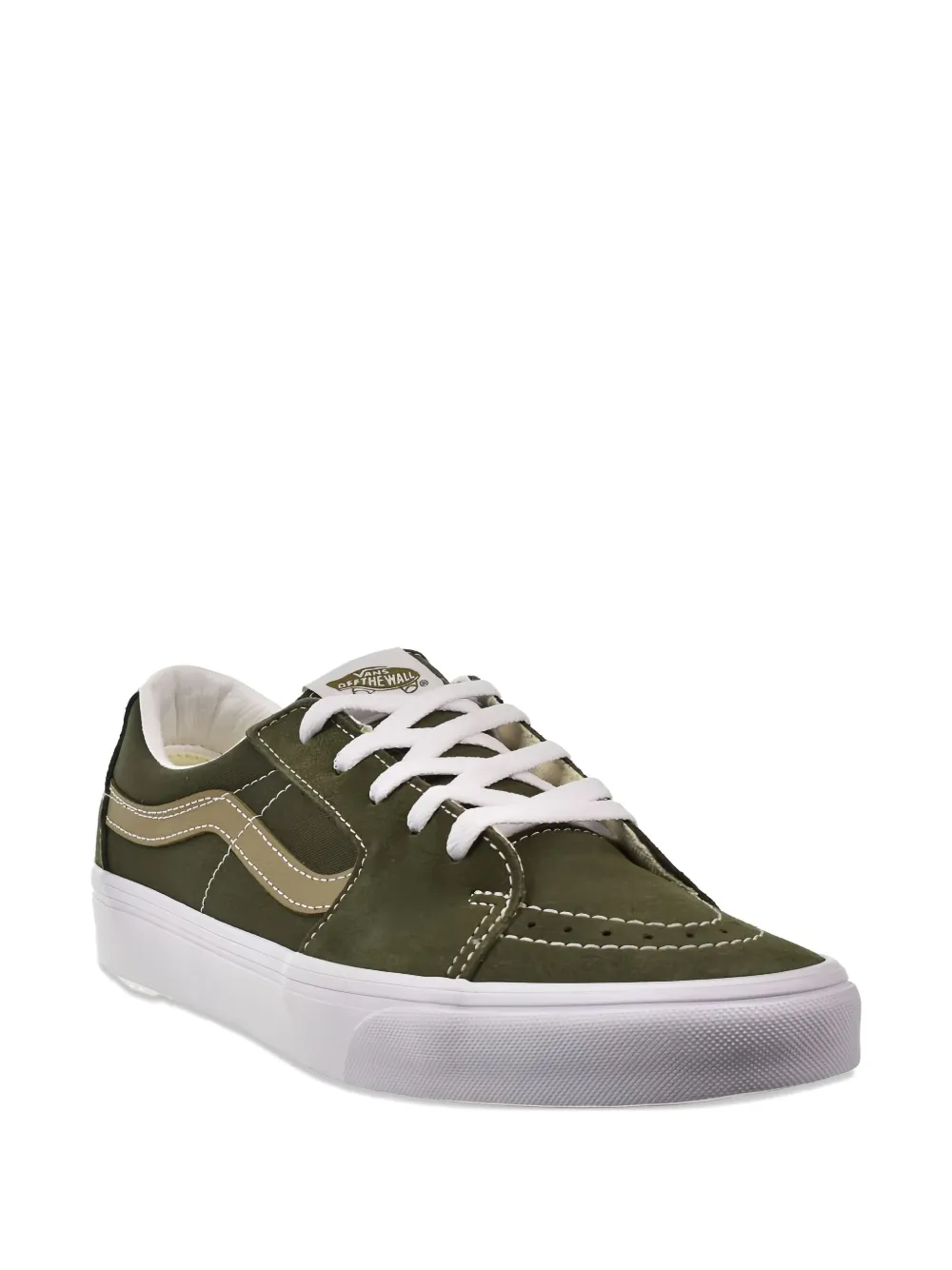 Vans Sk8-low Sport Suede-panel Sneakers In Green