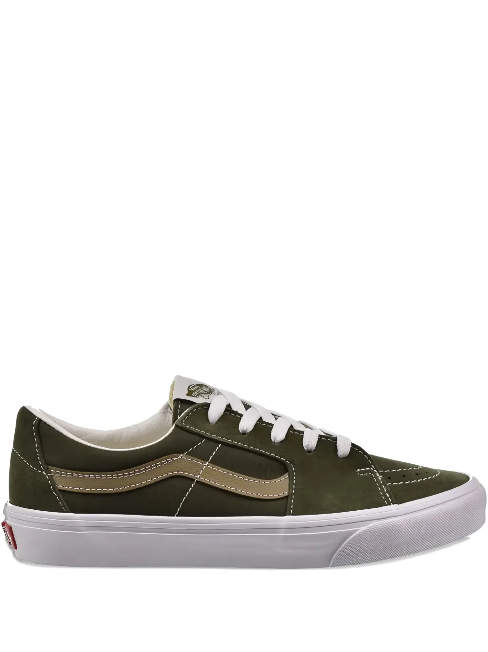 Vans Sk8-Low Sport suede-panel sneakers Green