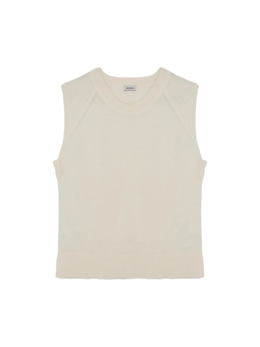 Simkhai Round-neck Sleeveless Tank Top In Neutral