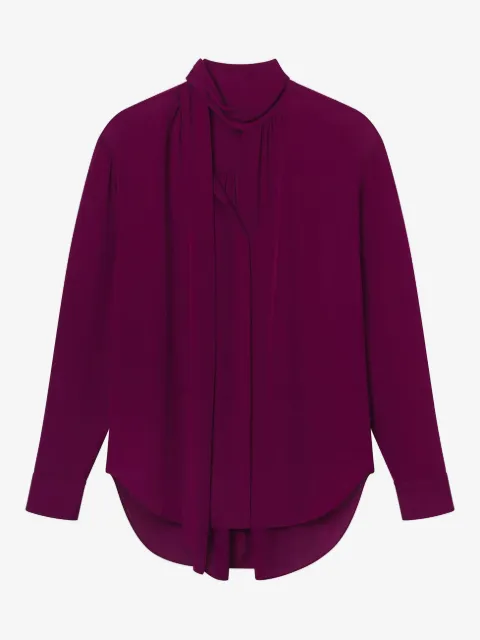 A.L.C. tied-neck silk blouse