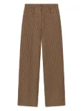 A.L.C. houndstooth-pattern trousers - Neutrals