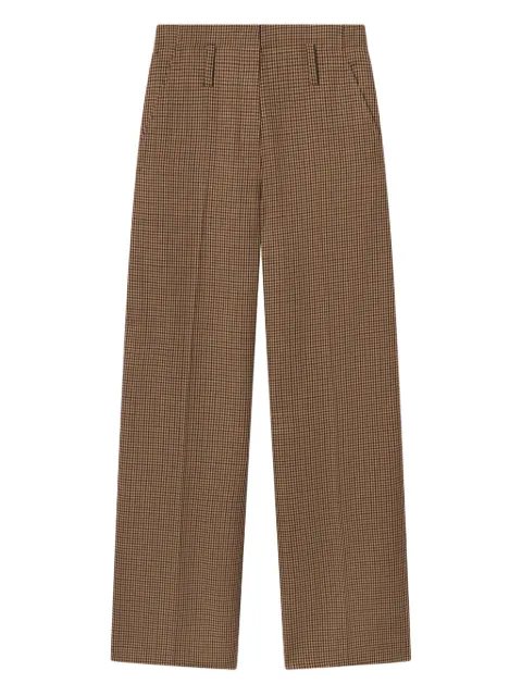 A.L.C. houndstooth-pattern trousers