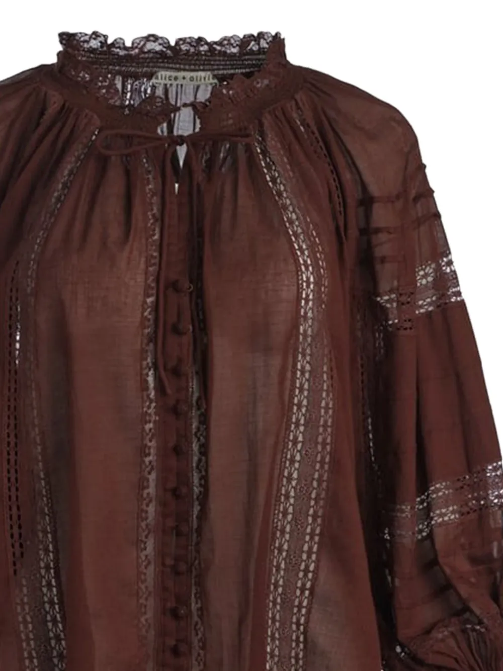 alice + olivia blusa con volantes en los puños | Blusas | Image 2