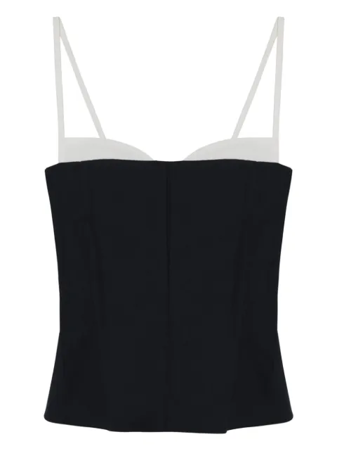 Simkhai sweetheart-neck top