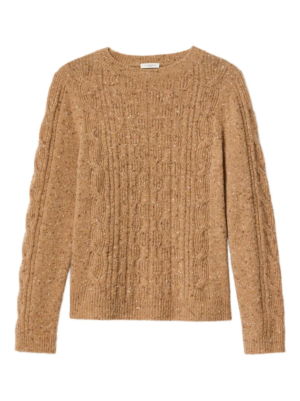 Lafayette 148 cable-knit crew-neck sweater | Brown | Image 1