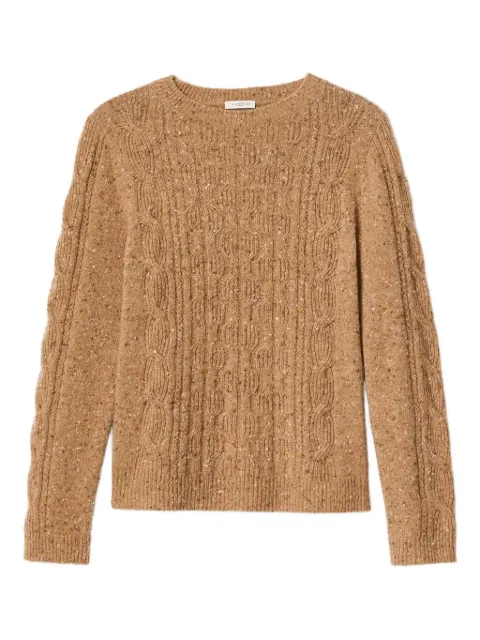 Lafayette 148 cable-knit crew-neck sweater
