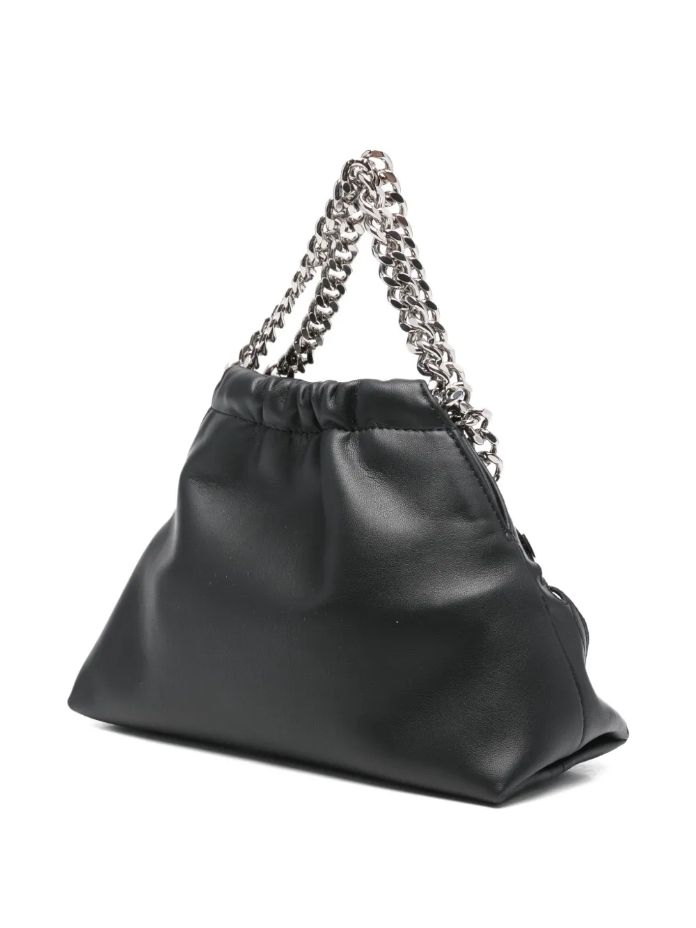 Stella Mccartney Floral-embellishment Tote Bag In Black