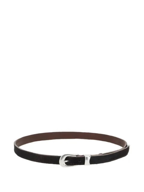 OUR LEGACY buckle fur belt