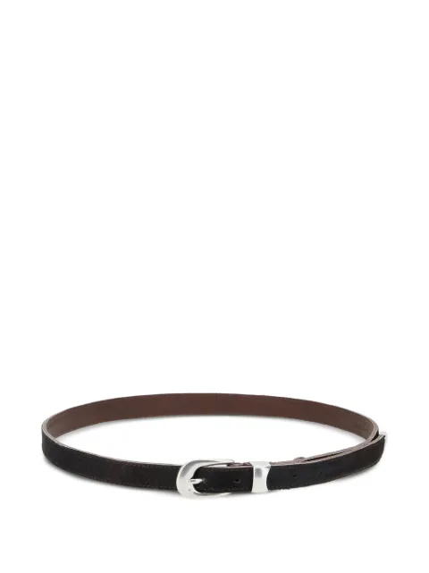 OUR LEGACY buckle fur belt