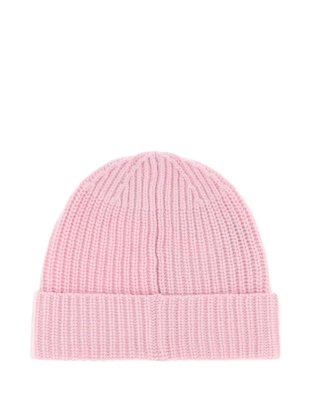 Stone Island ribbed logo beanie - Roze