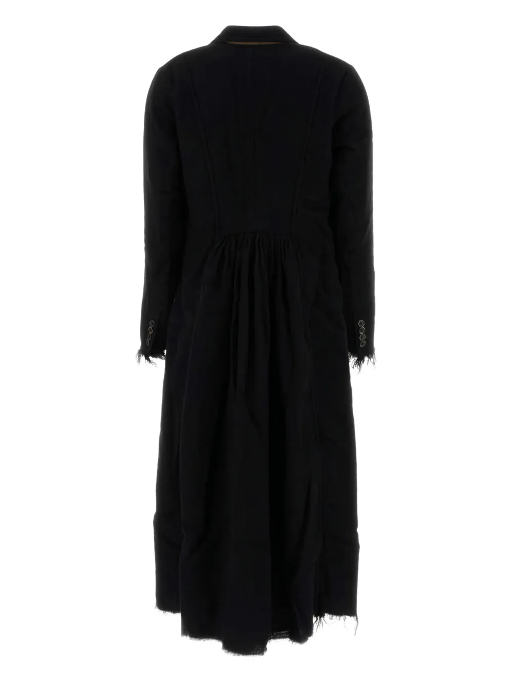 Uma Wang frayed-effect double-breasted coat | Double Breasted & Peacoats | Image 2