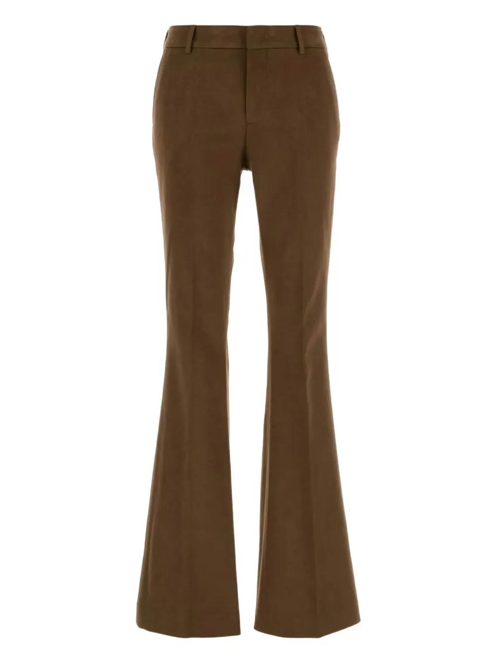 PT Torino flared cotton trousers | Brown | Image 1
