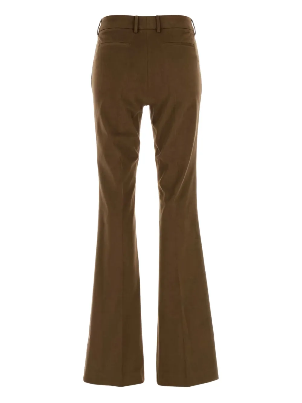 PT Torino flared cotton trousers - Bruin