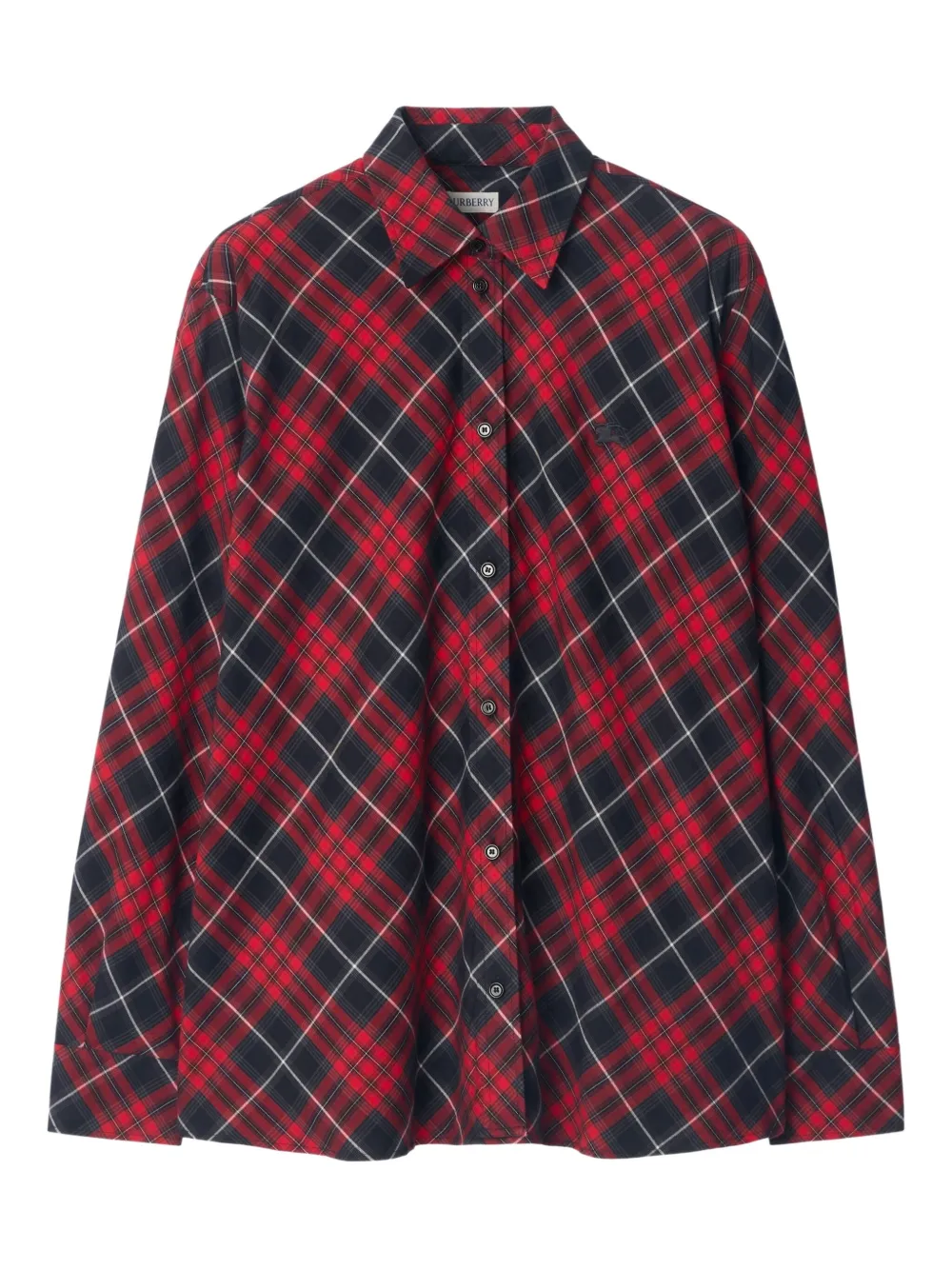 Burberry Camicia in cotone a quadri - Rosso
