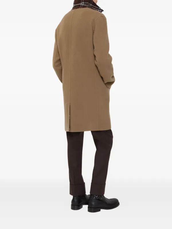 Burberry Wool single-breasted Coat | Brown | FARFETCH