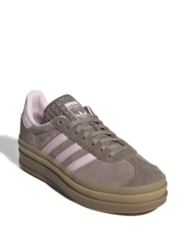 adidas gazelle silver green womens adidas Women's Originals Gazelle Bold Shoes main image 0