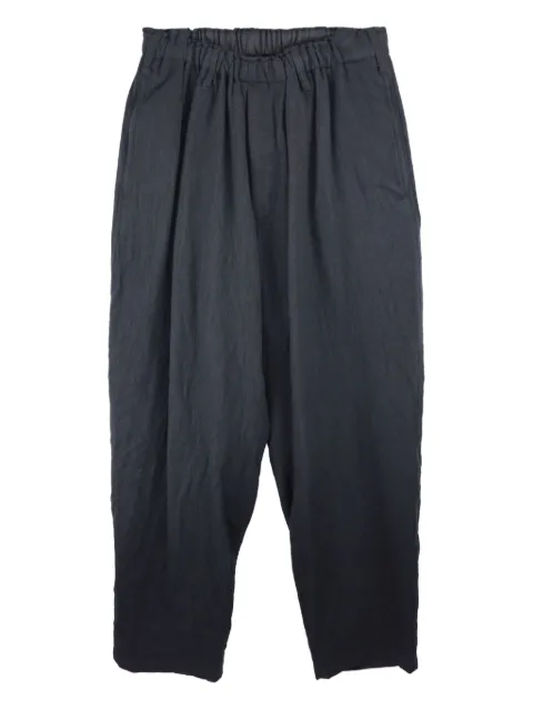 Y's elastic-waist wool trousers