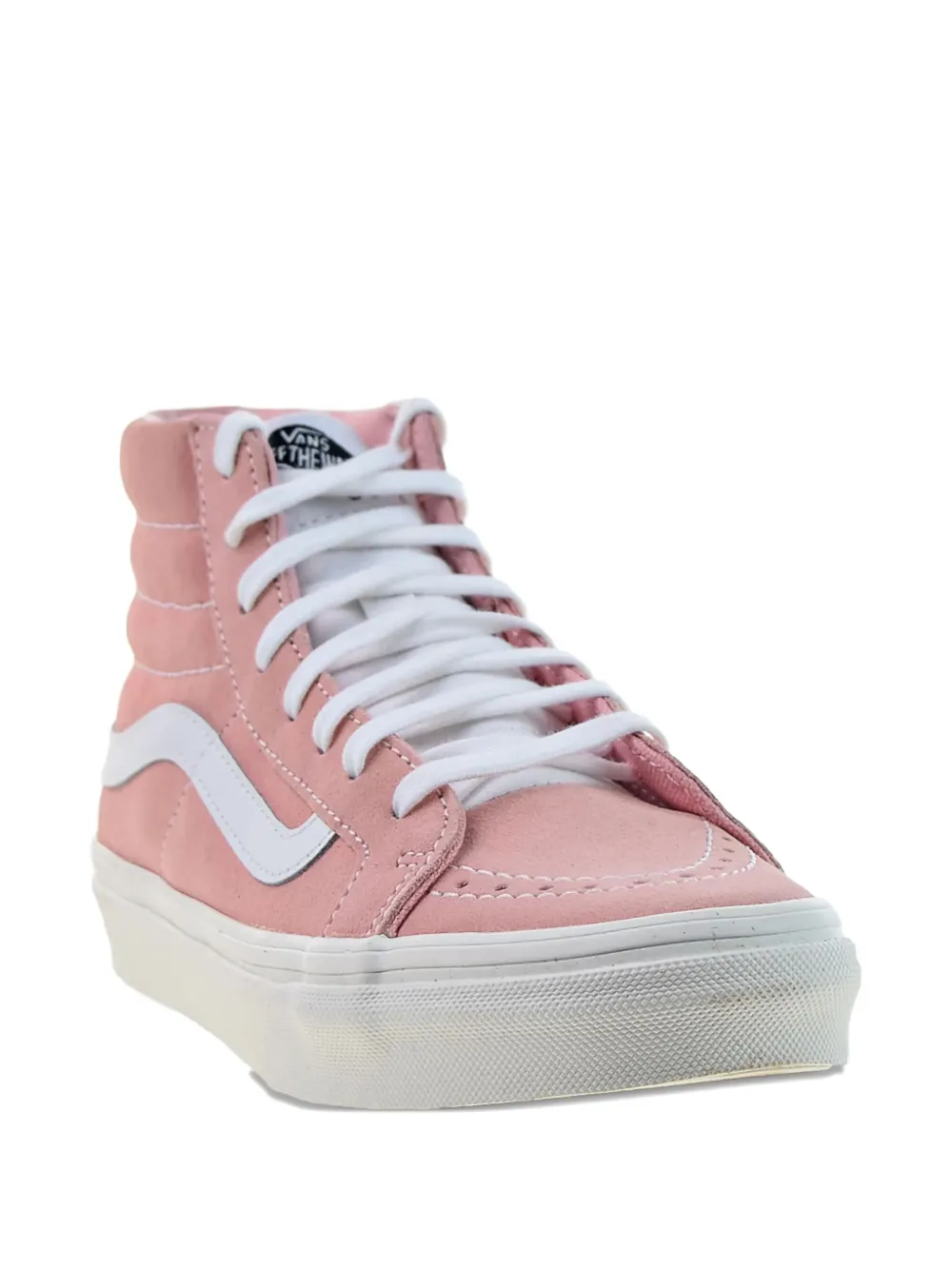 Vans Sk8 Hi Slim Suede High-top Sneakers In Pink