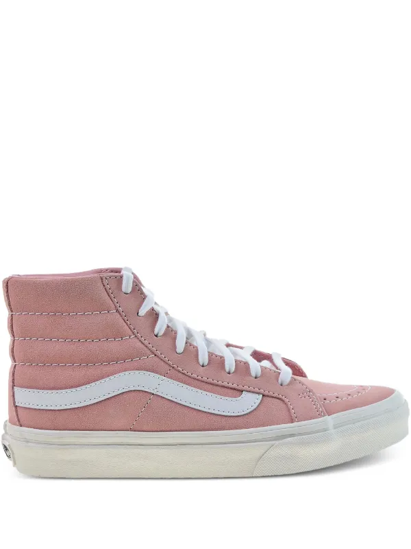 tenis altos vans vans sk8 hi hombre rosas