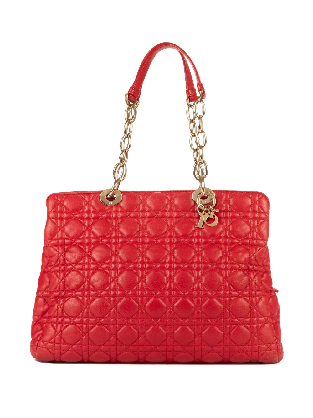 Christian Dior Pre-Owned Borsa tote trapuntata - Rosso