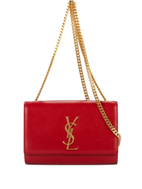 Saint Laurent Pre-Owned logo-plaque chain-strap shoulder bag